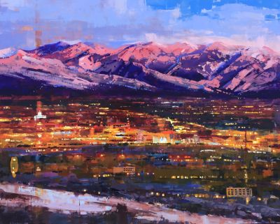Sold Artwork - Salt Lake Valley 48x60 Sold Artwork - Salt Lake Valley 48x60