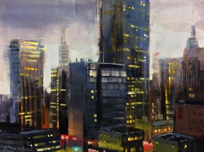 Originals - Rainy City 9x12 Originals - Rainy City 9x12
