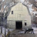  Sold Artwork - Winter Barn